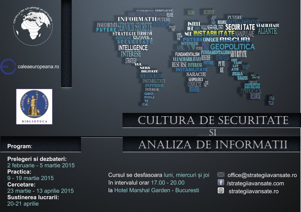 cultura de securitate - poster